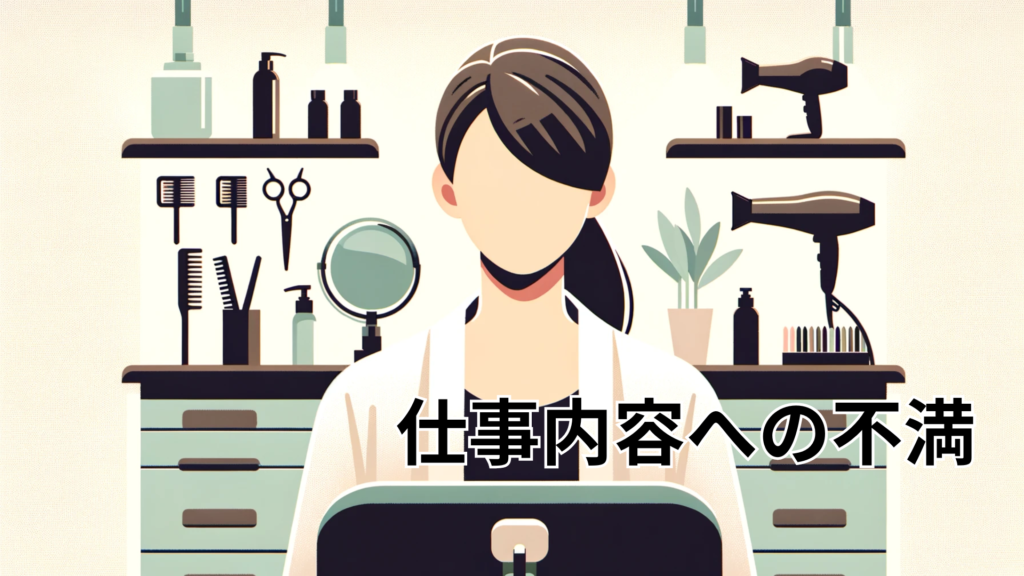 仕事内容への不満