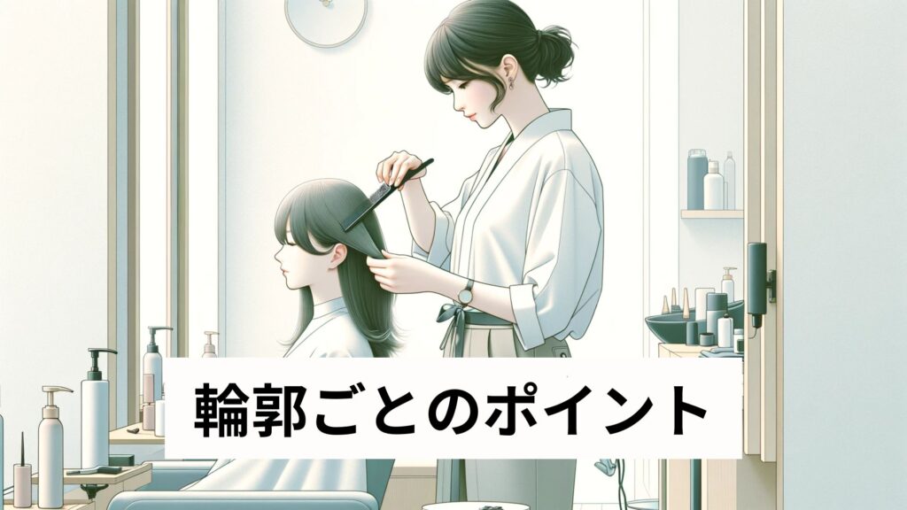 輪郭ごとのポイント