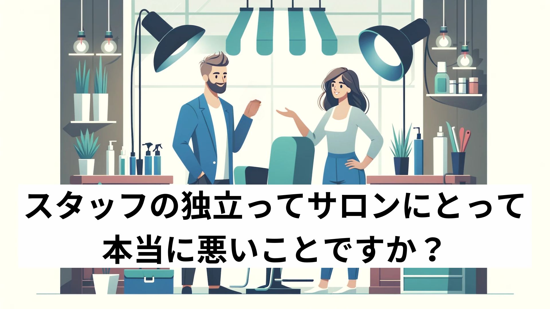 スタッフの独立ってサロンにとって本当に悪いことですか？