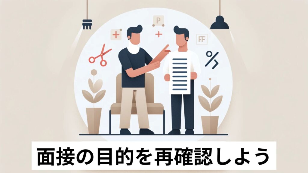 面接の目的を再確認しよう