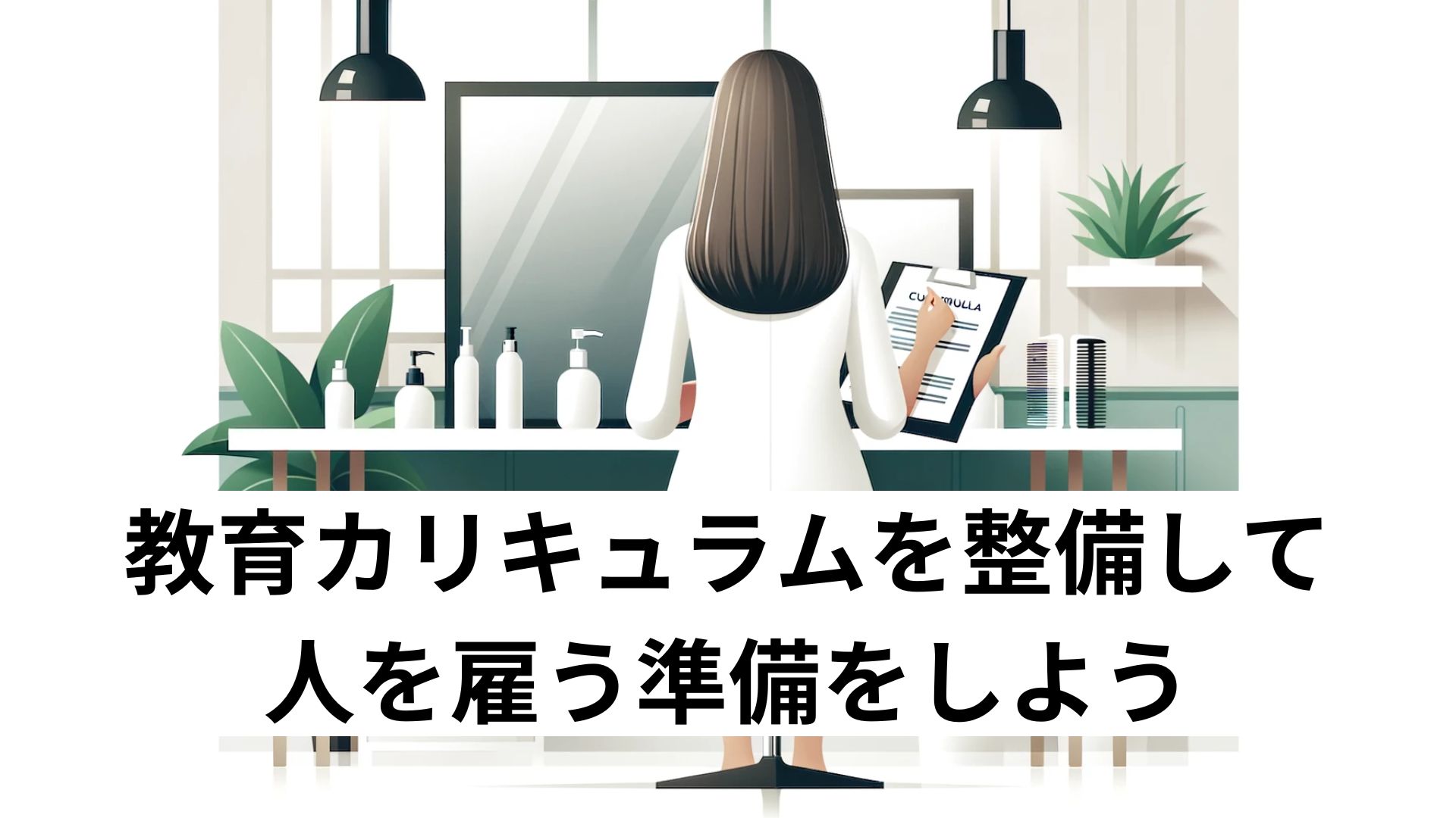 教育カリキュラムを整備して人を雇う準備をしよう