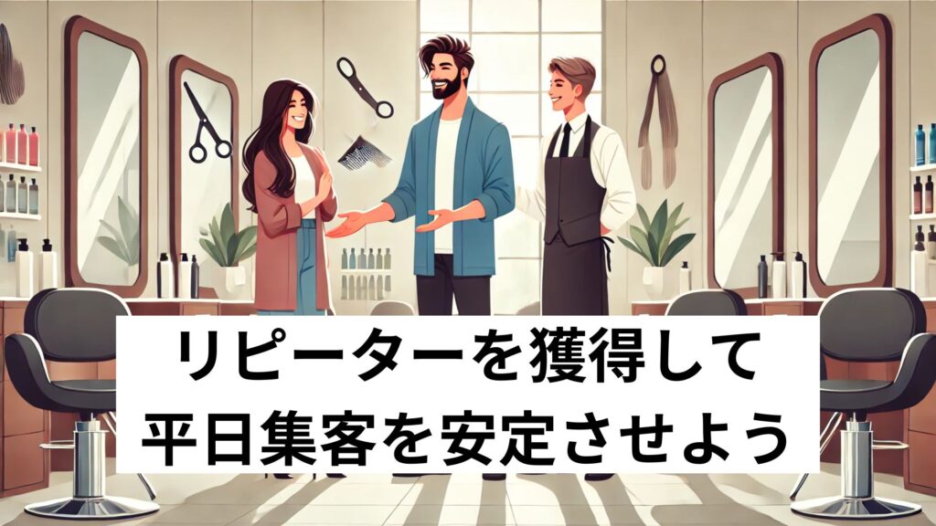 リピーターを獲得して平日集客を安定させよう
