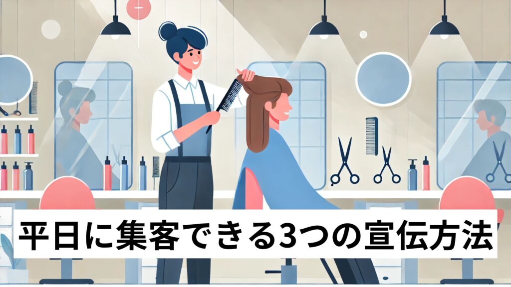 平日に集客できる3つの宣伝方法